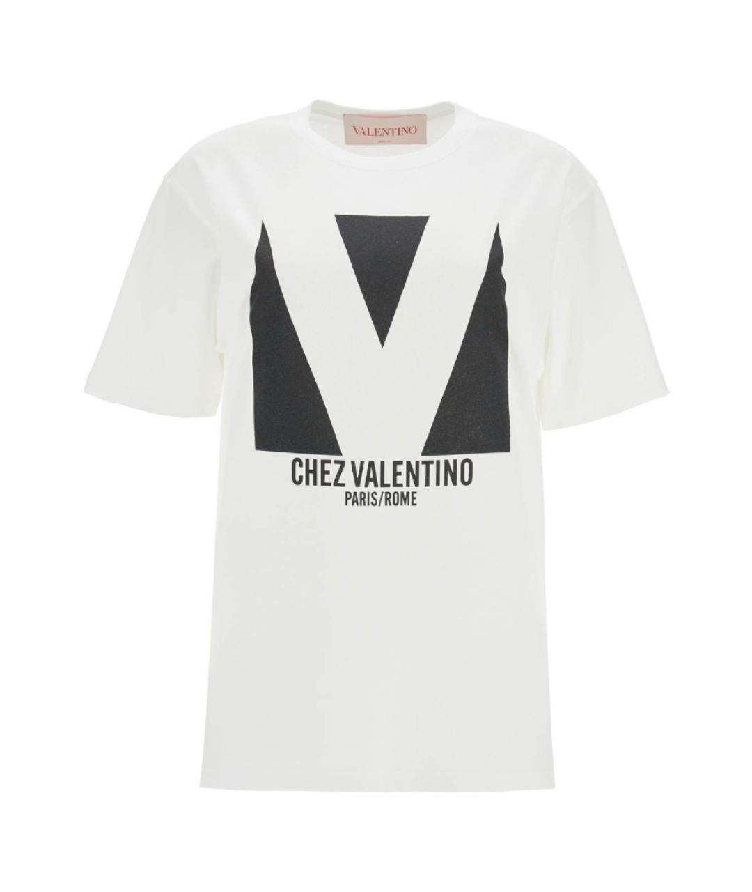 VALENTINO Белая футболка, фото 1