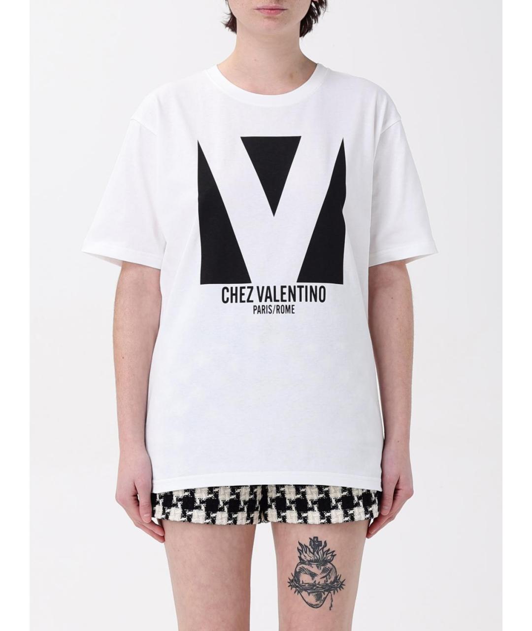 VALENTINO Белая футболка, фото 2