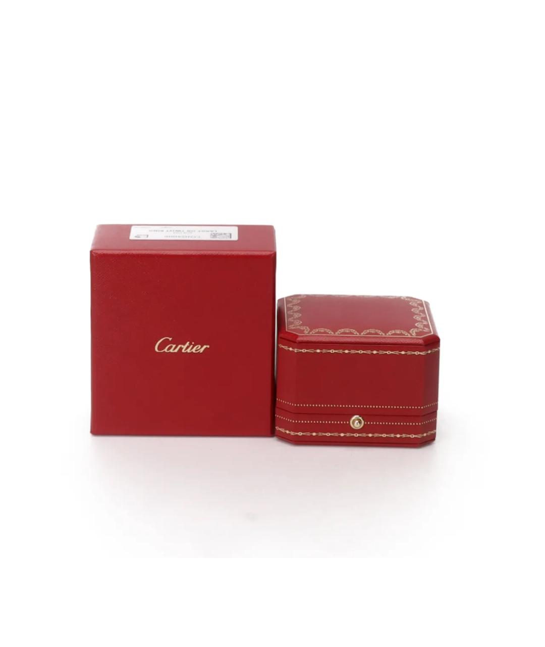 CARTIER Антрацитовое кольцо из белого золота, фото 6