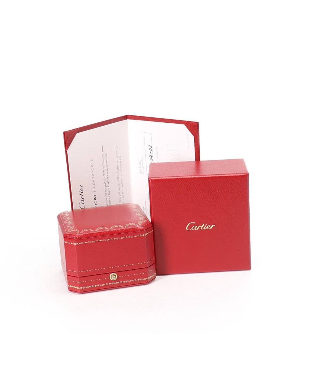 CARTIER Антрацитовое кольцо из белого золота, фото 4