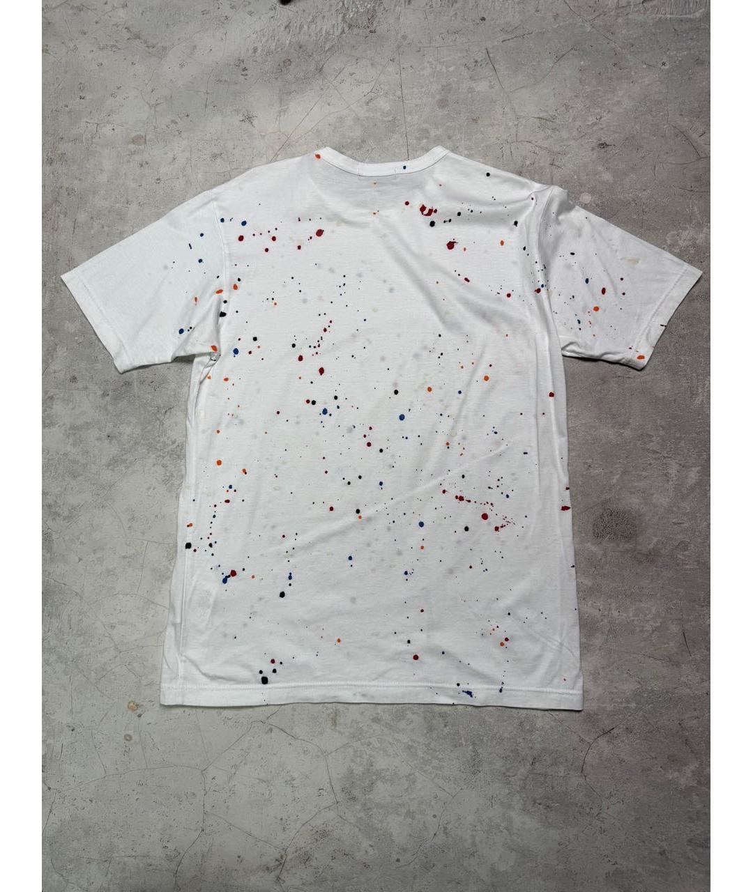 COMME DES GARÇONS Белая хлопковая футболка, фото 2
