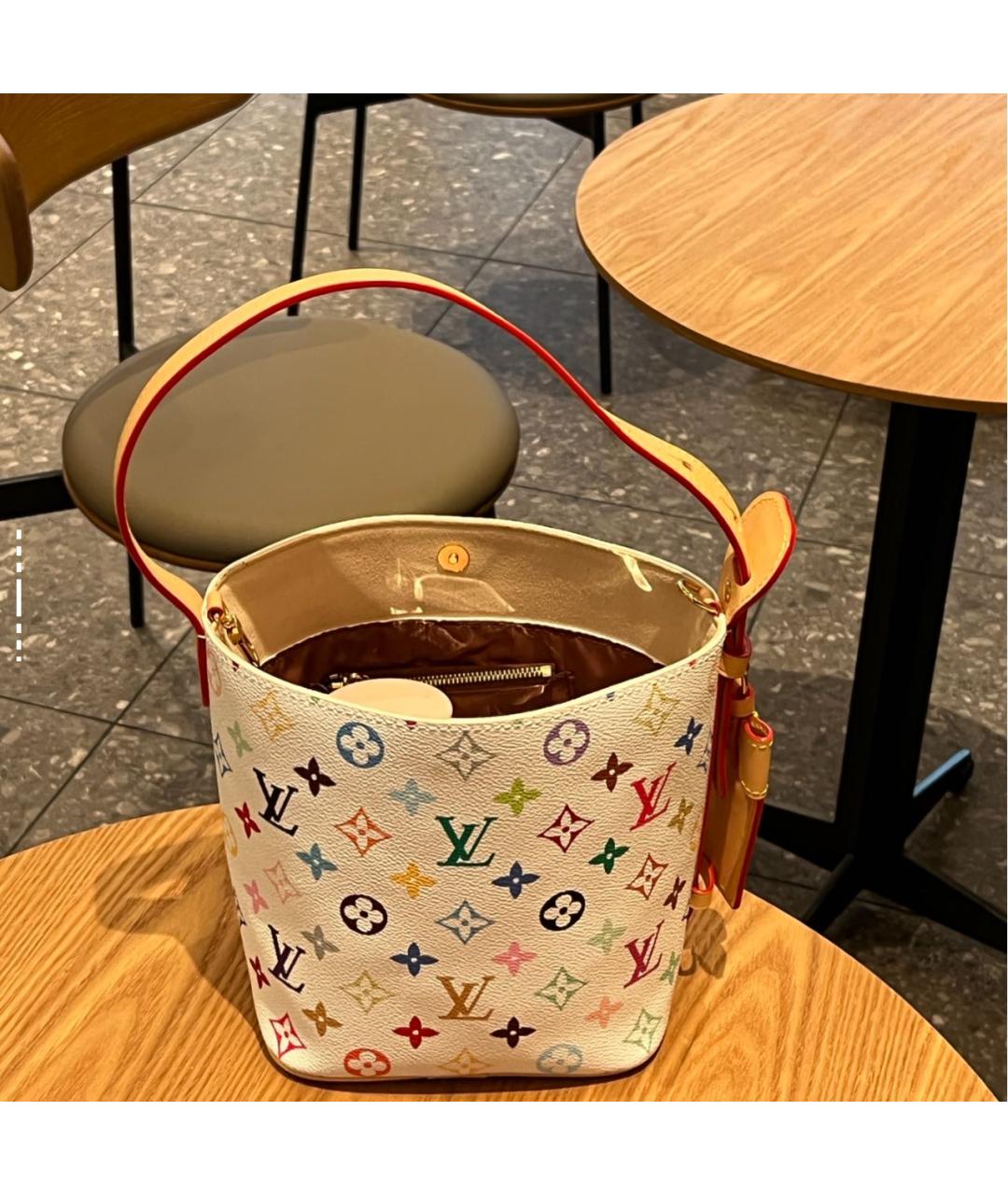 LOUIS VUITTON Белая сумка тоут, фото 6
