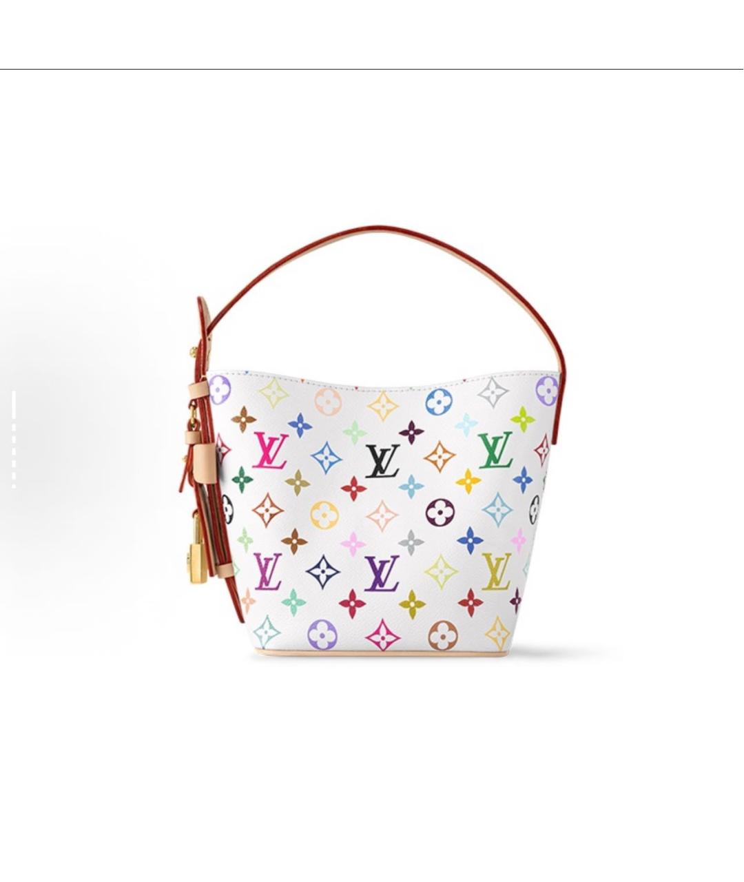 LOUIS VUITTON Белая сумка тоут, фото 9