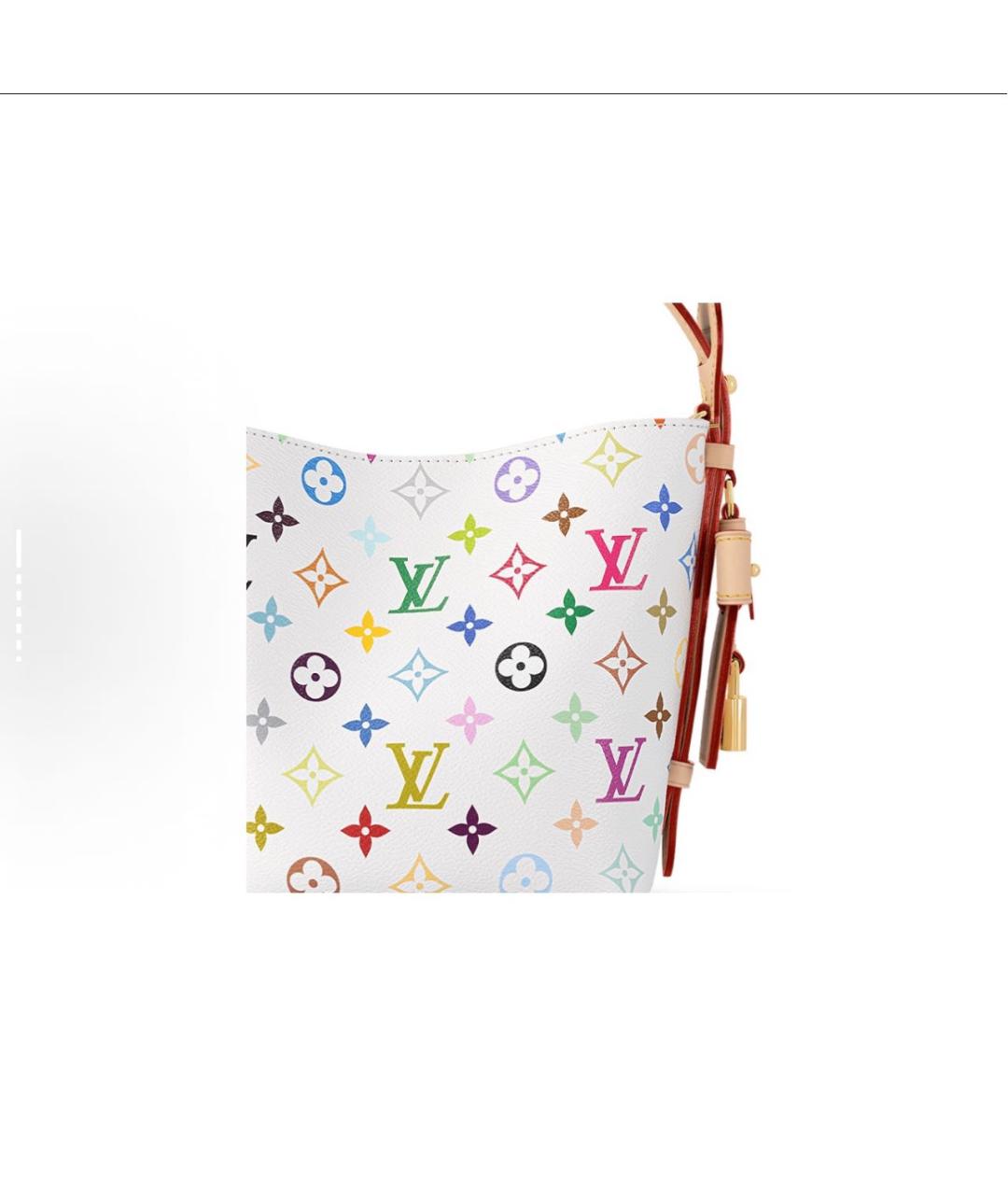 LOUIS VUITTON Белая сумка тоут, фото 5