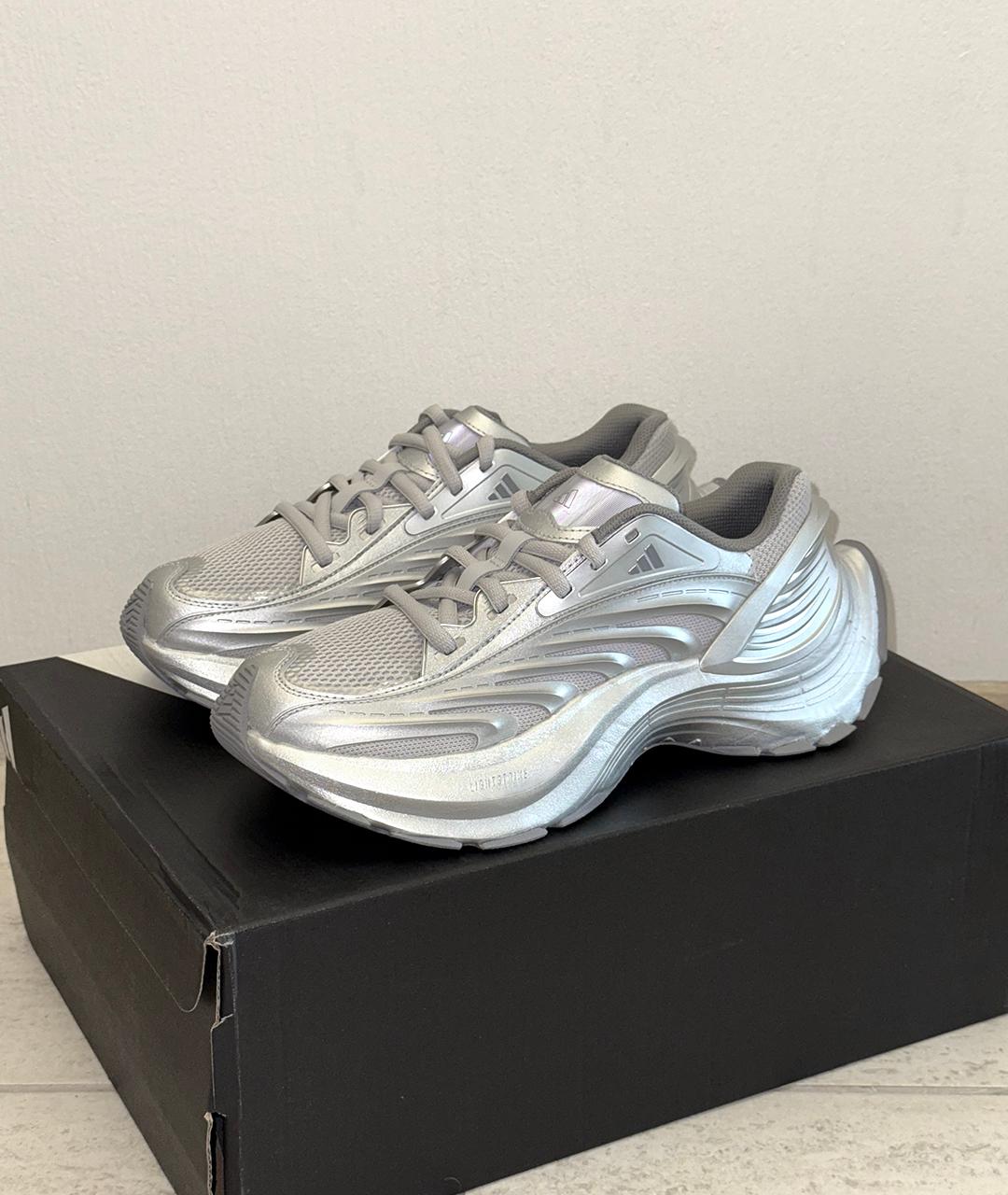ADIDAS Серебряные низкие кроссовки / кеды, фото 6