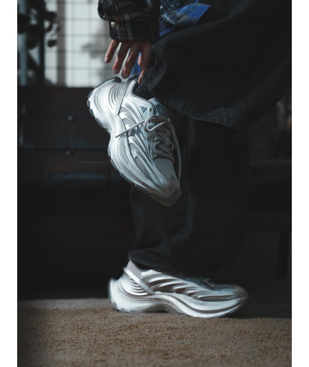 ADIDAS Серебряные низкие кроссовки / кеды, фото 7