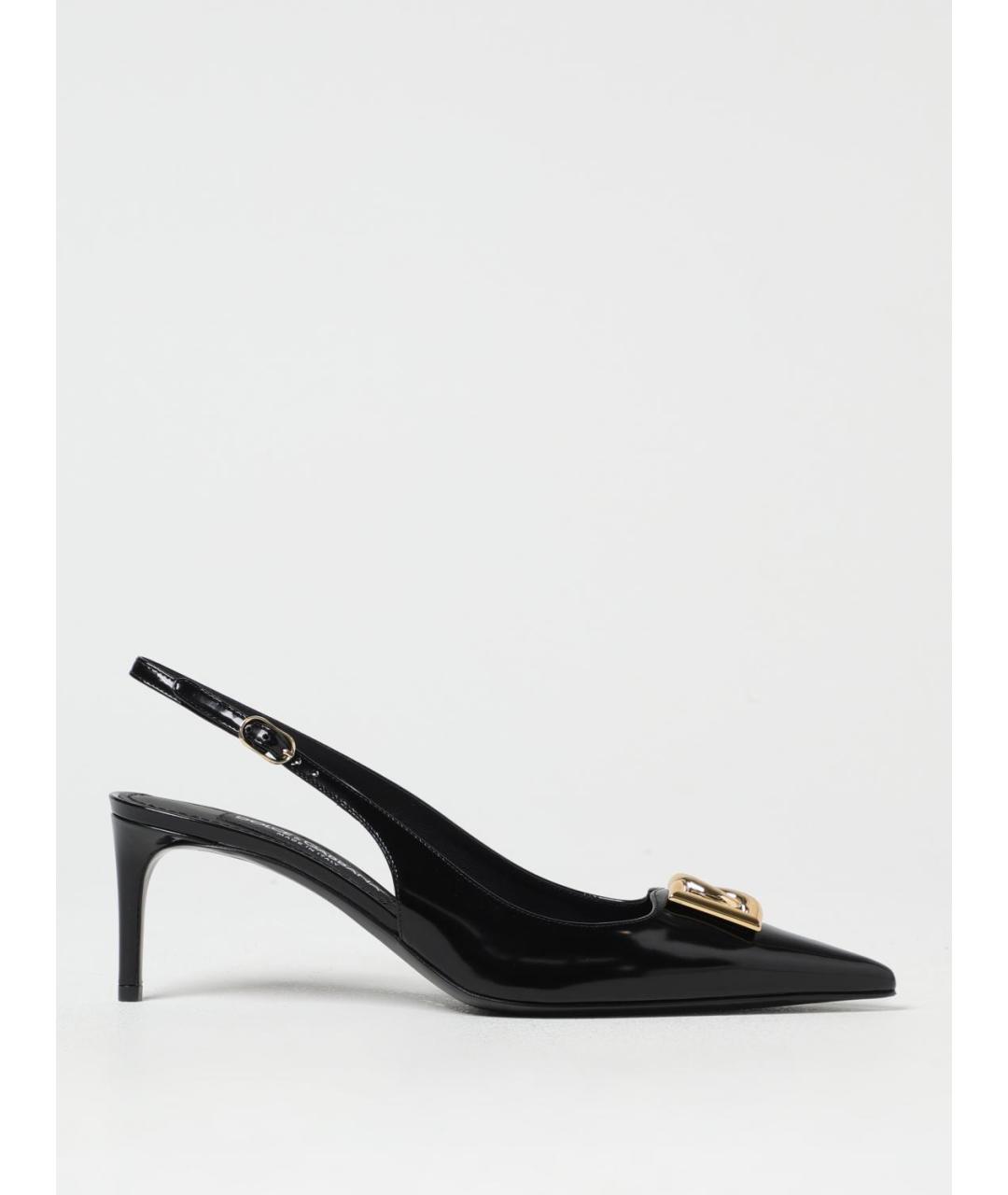 DOLCE&GABBANA Черные туфли из лакированной кожи, фото 5
