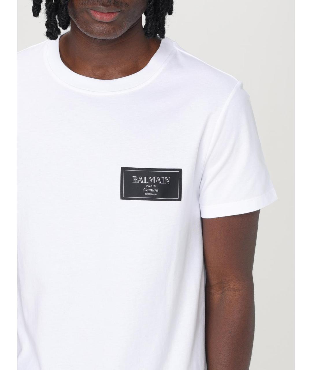 BALMAIN Белая футболка, фото 6