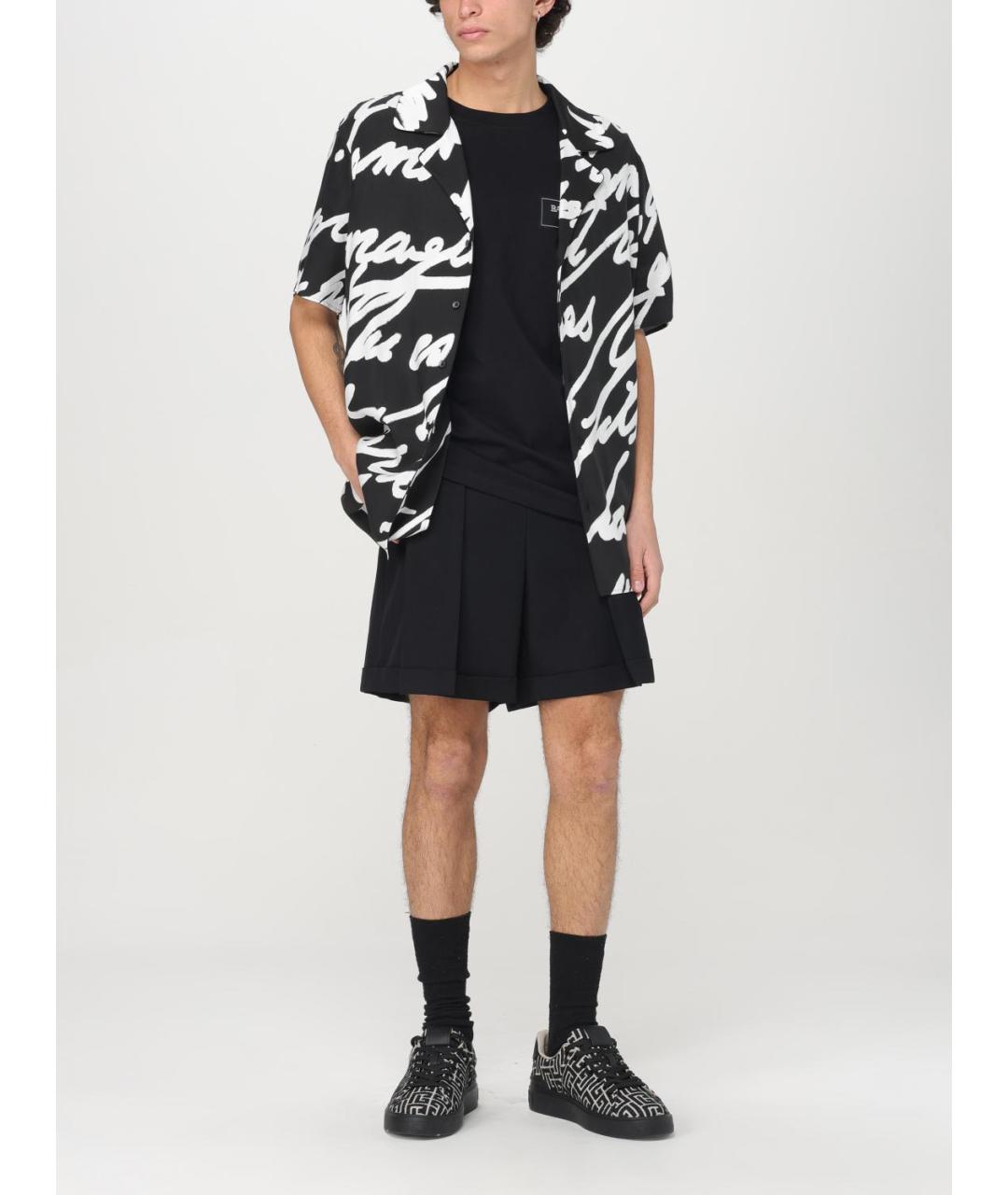 BALMAIN Черная футболка, фото 3