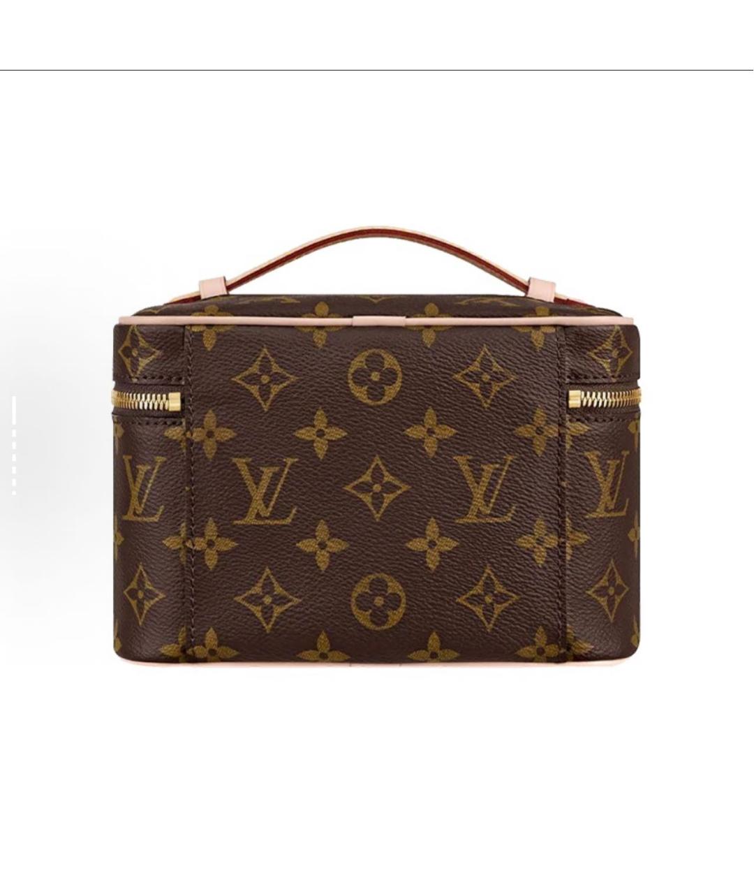 LOUIS VUITTON Коричневая косметичка, фото 2