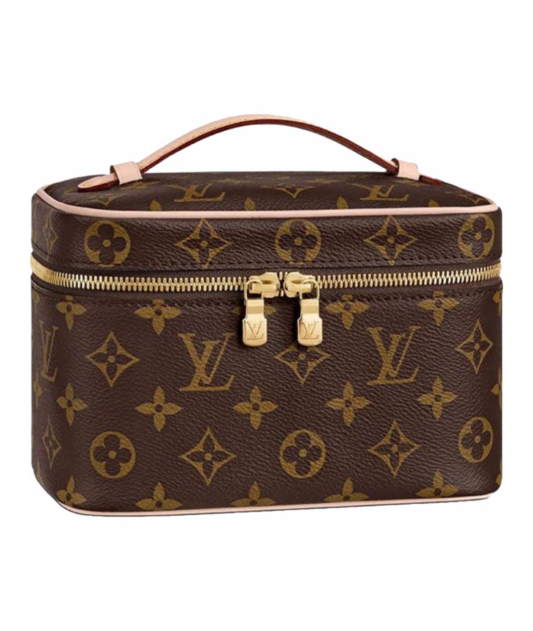 LOUIS VUITTON Коричневая косметичка, фото 1