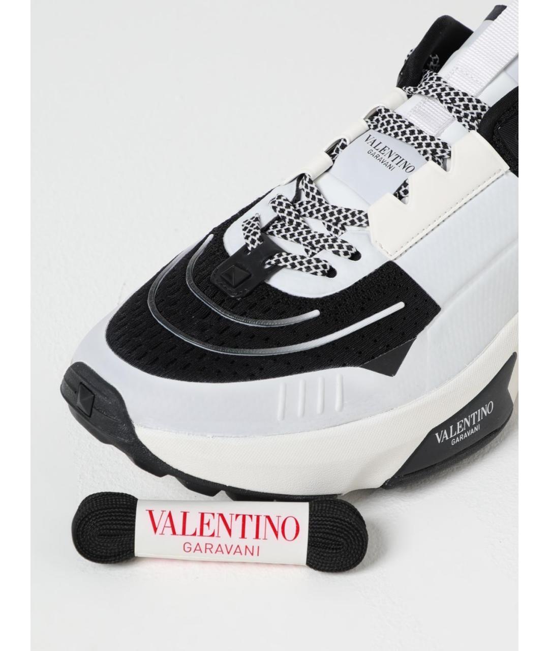 VALENTINO Черные низкие кроссовки / кеды, фото 4
