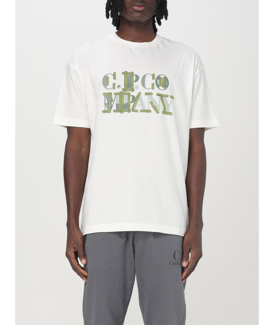 CP COMPANY Белая футболка, фото 2