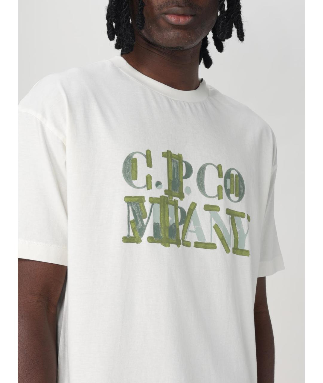 CP COMPANY Белая футболка, фото 5