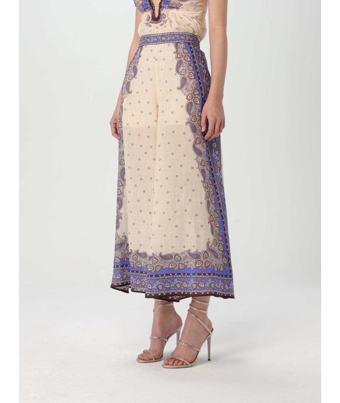 ZIMMERMANN Фиолетовые брюки широкие, фото 5