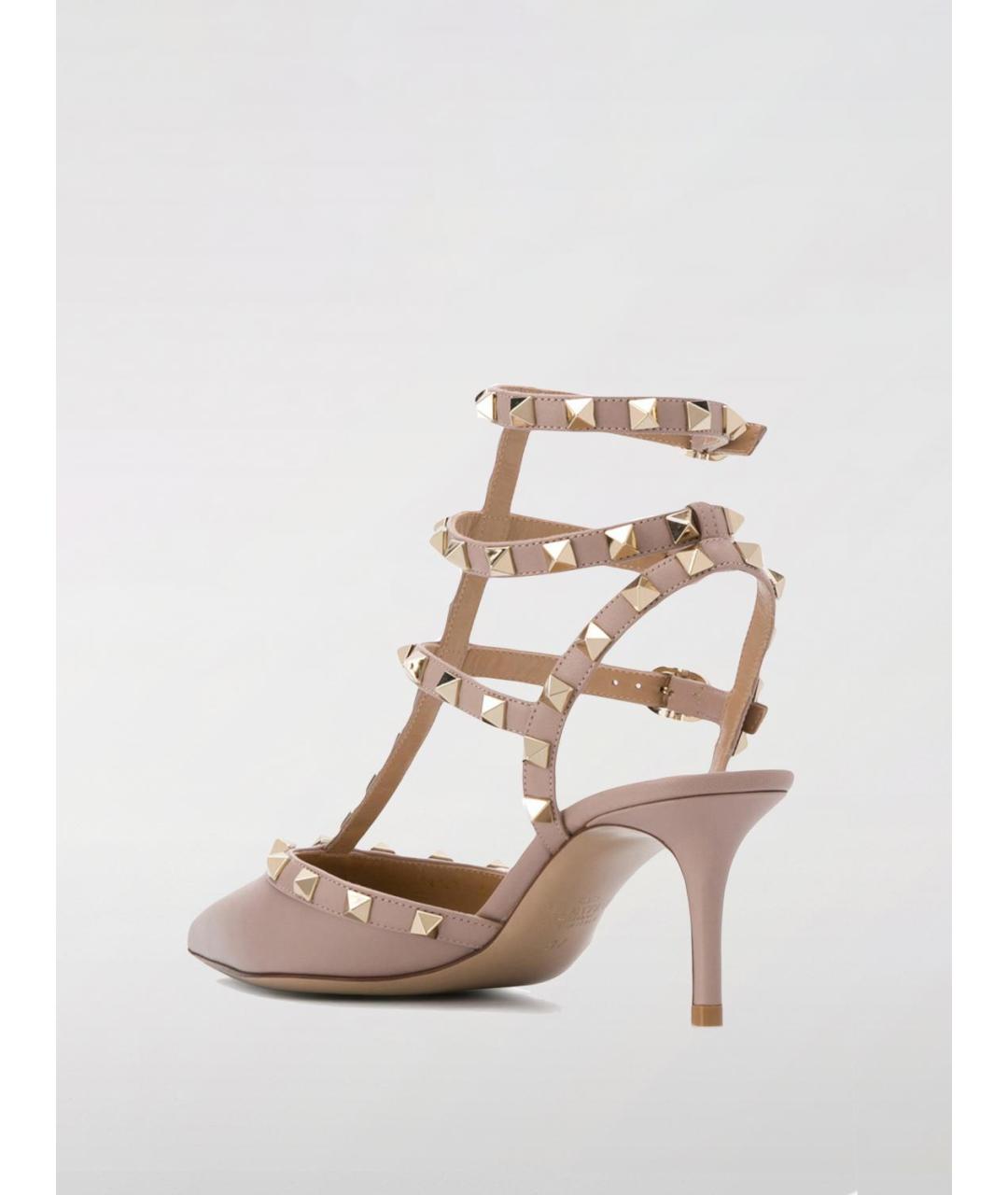 VALENTINO Розовые кожаные туфли, фото 3