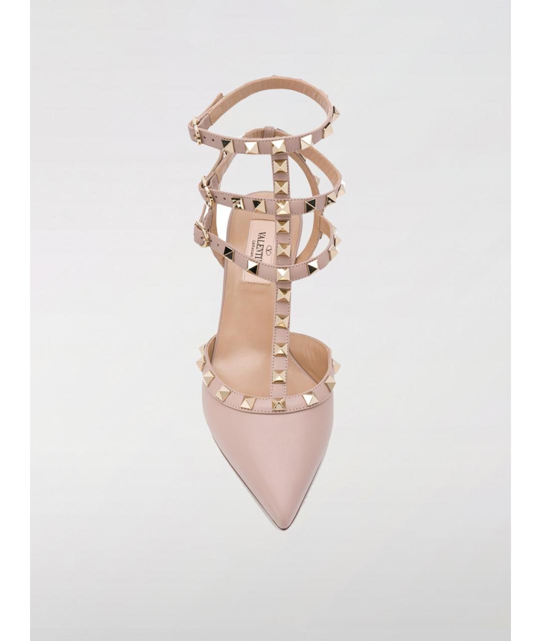 VALENTINO Розовые кожаные туфли, фото 4
