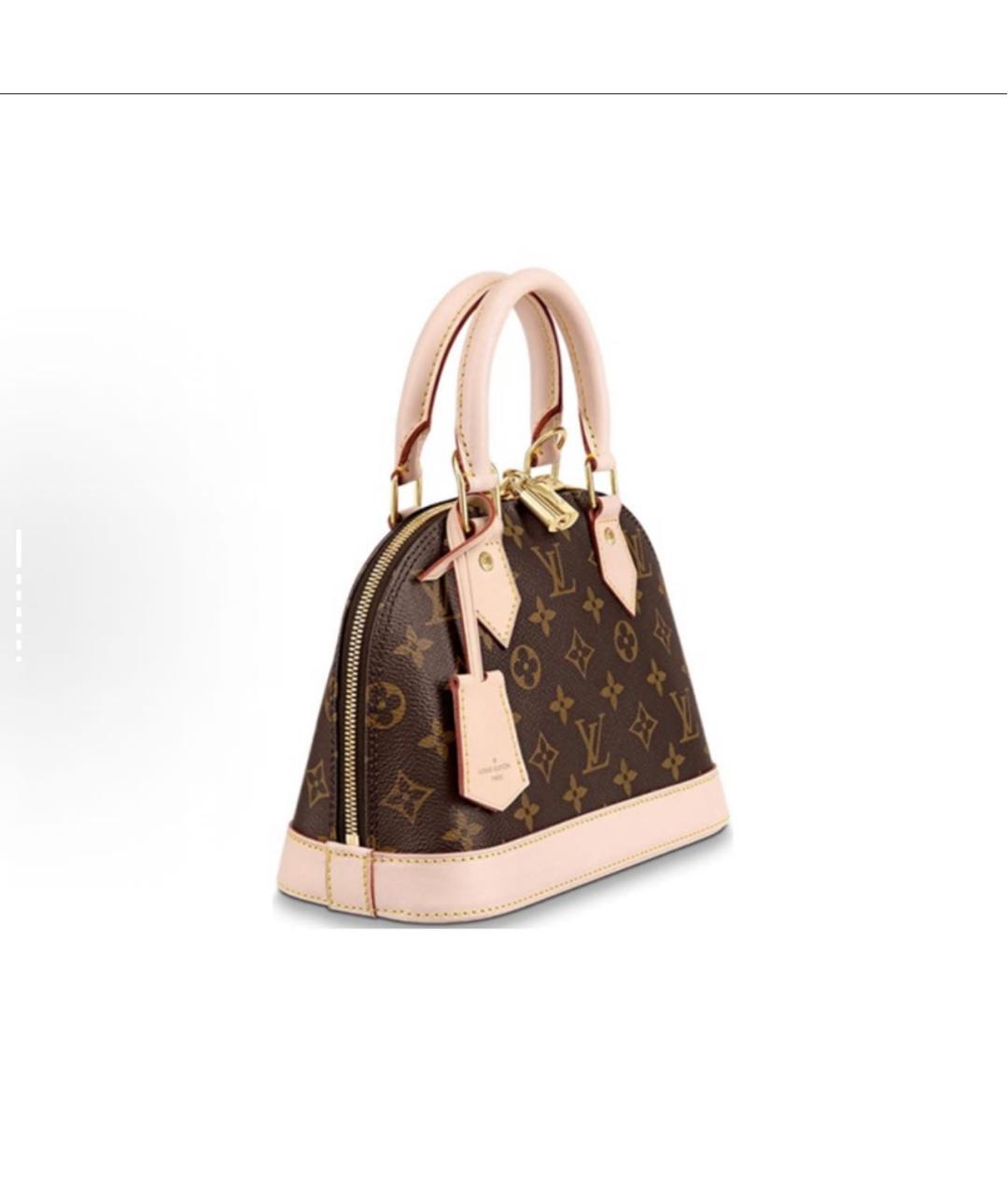 LOUIS VUITTON Коричневая сумка с короткими ручками, фото 3