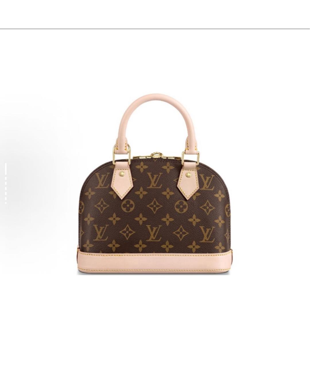 LOUIS VUITTON Коричневая сумка с короткими ручками, фото 2