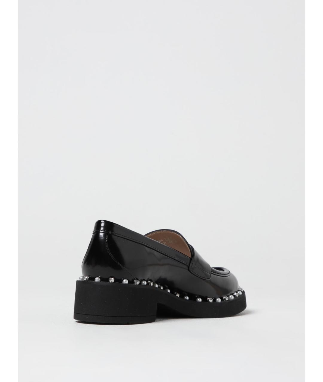 STUART WEITZMAN Черные лоферы из лакированной кожи, фото 3