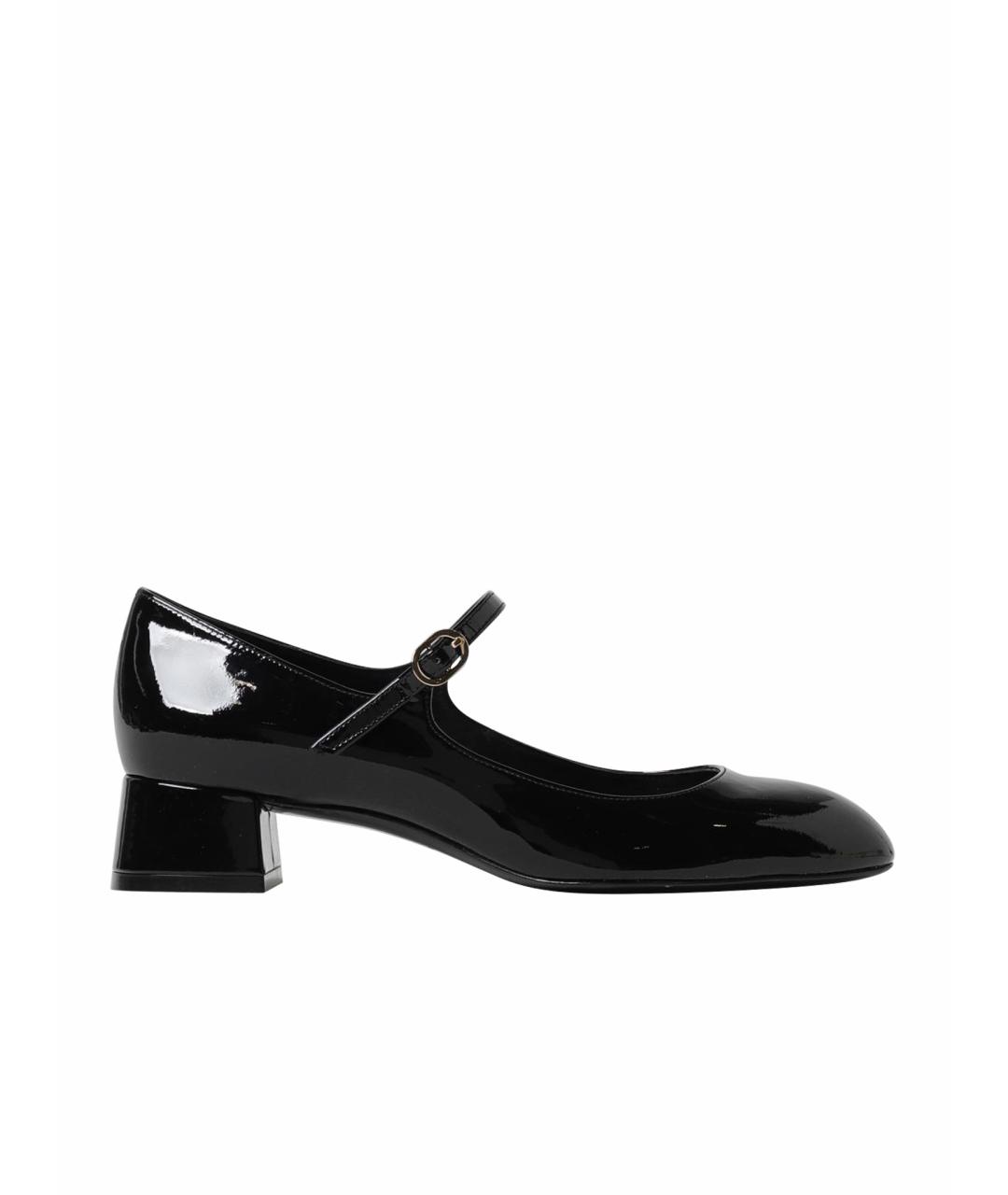 STUART WEITZMAN Черные туфли из лакированной кожи, фото 1