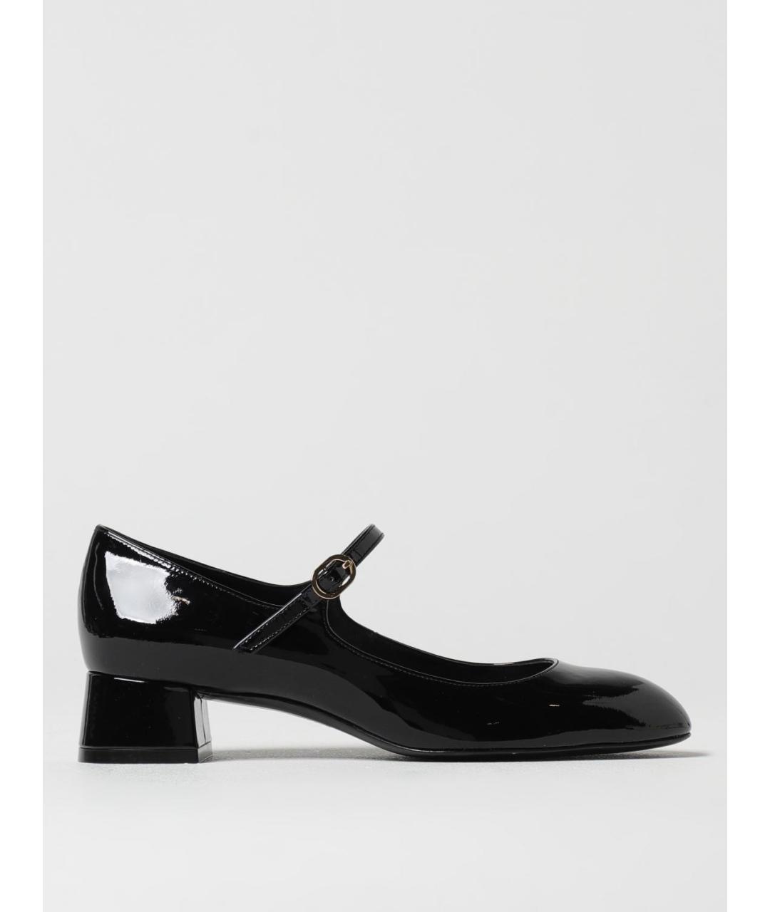 STUART WEITZMAN Черные туфли из лакированной кожи, фото 5