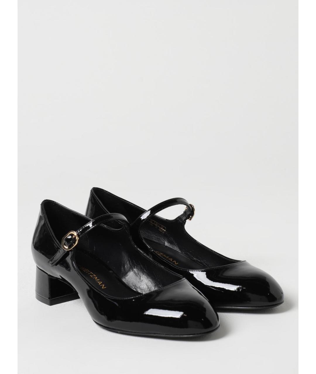 STUART WEITZMAN Черные туфли из лакированной кожи, фото 2
