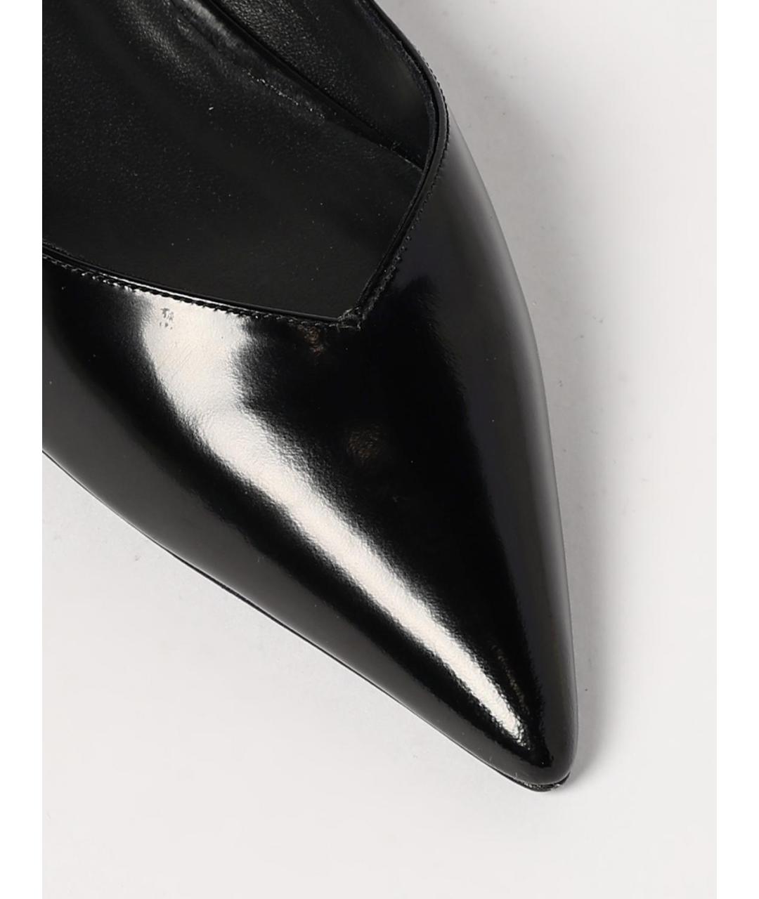 STUART WEITZMAN Черные кожаные туфли, фото 4