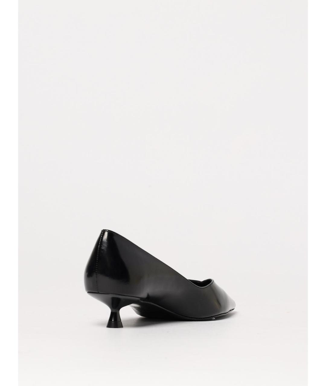 STUART WEITZMAN Черные кожаные туфли, фото 3