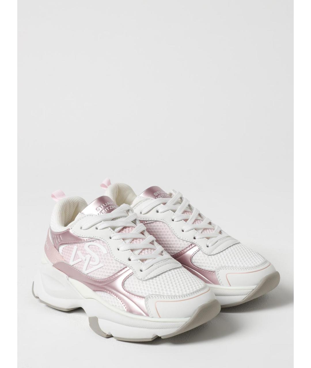 STUART WEITZMAN Белые кроссовки, фото 2