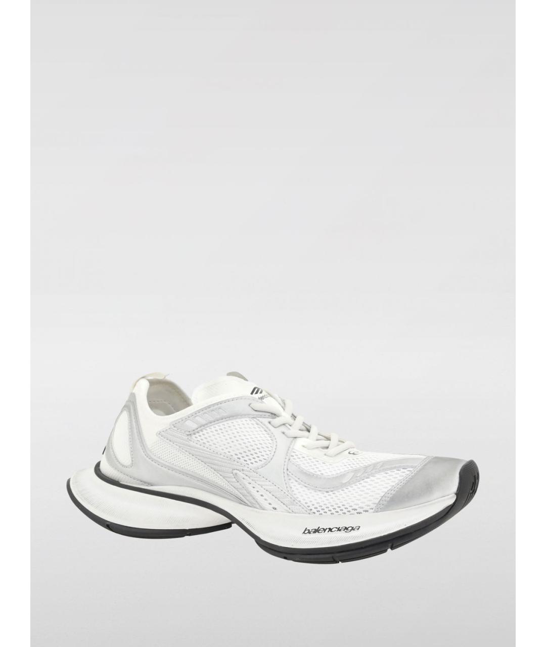 BALENCIAGA Белые низкие кроссовки / кеды, фото 3