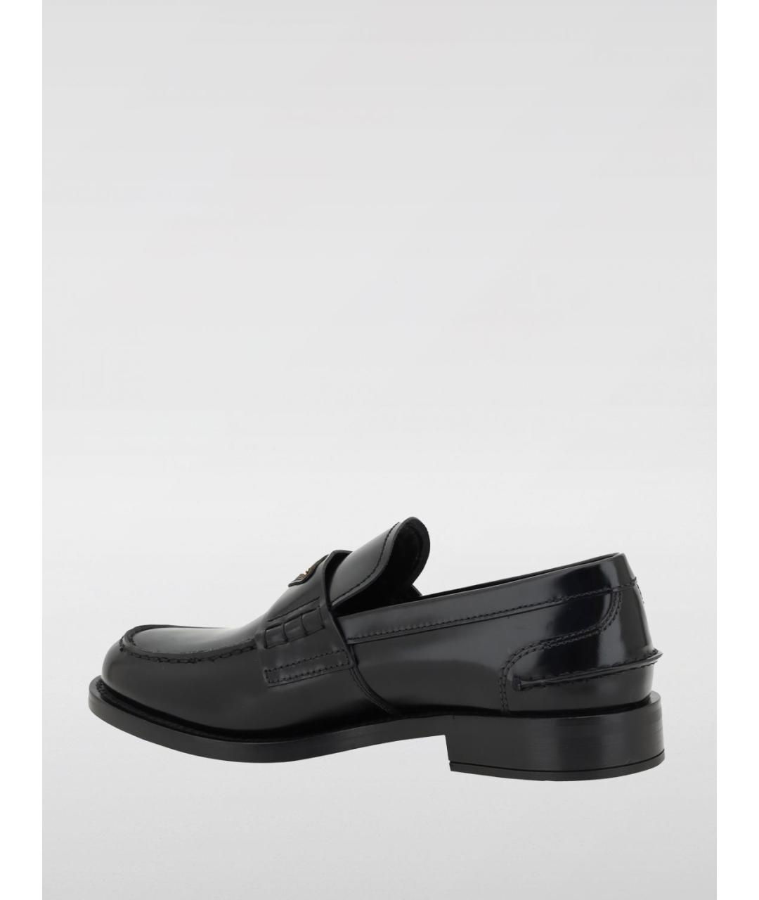 PRADA Черные кожаные лоферы, фото 3