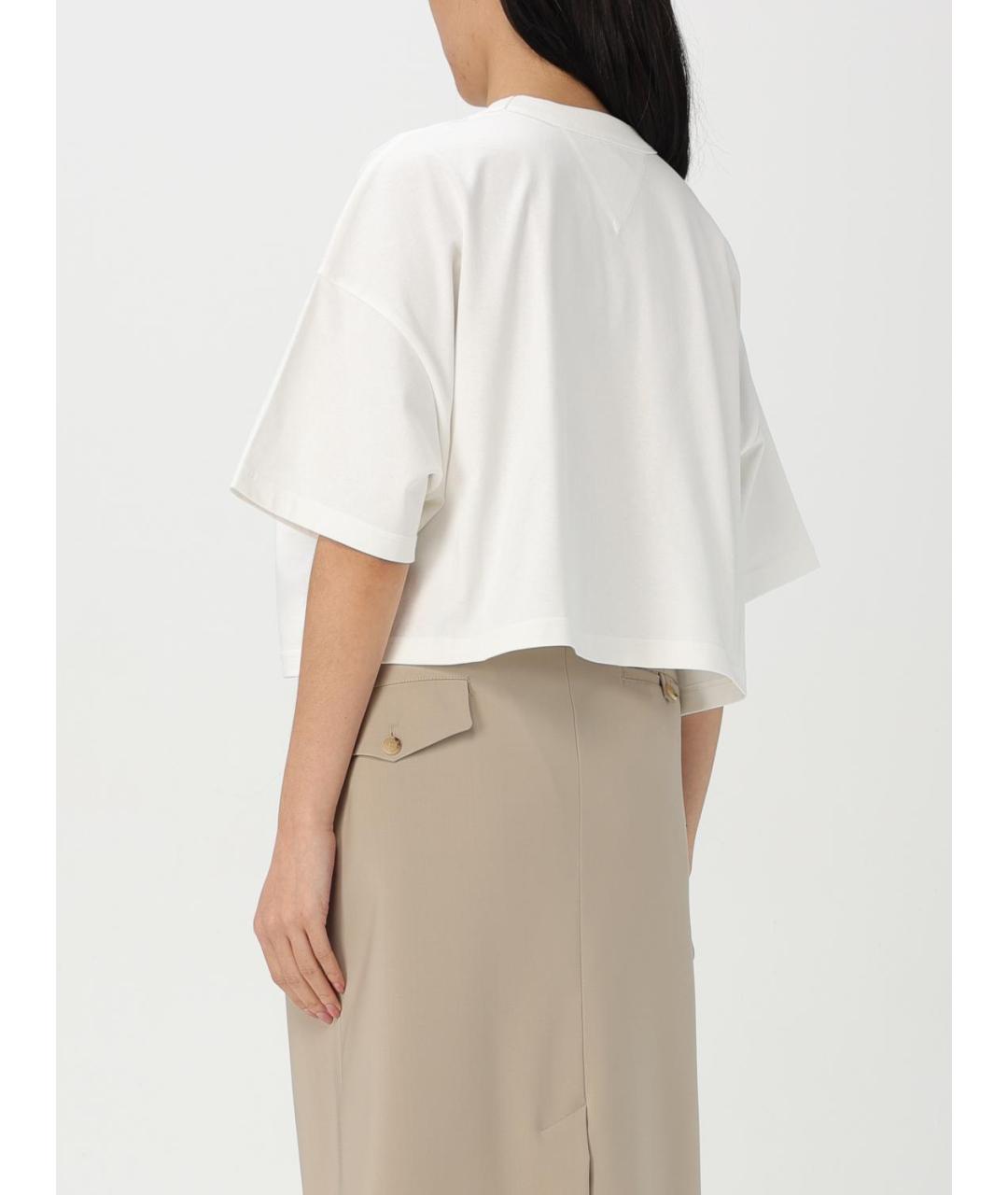 BOTTEGA VENETA Белая футболка, фото 4