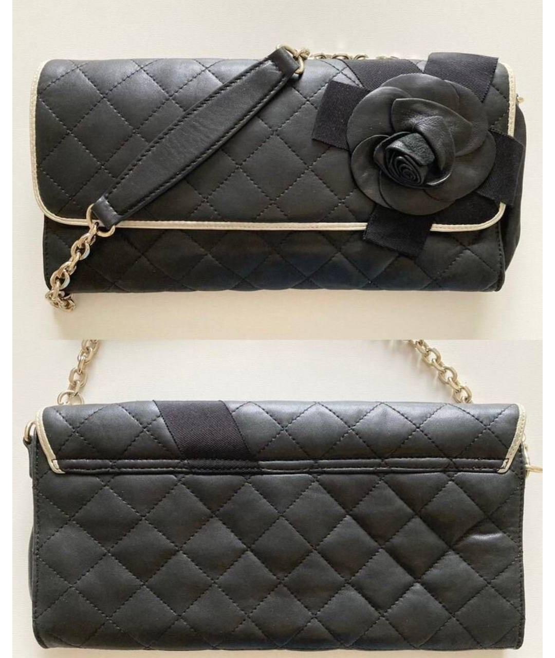 DKNY Черная кожаная сумка через плечо, фото 3
