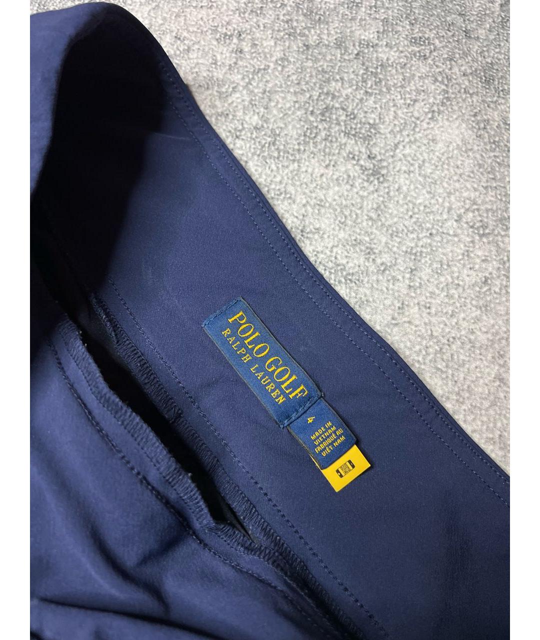 RALPH LAUREN Темно-синие брюки узкие, фото 8