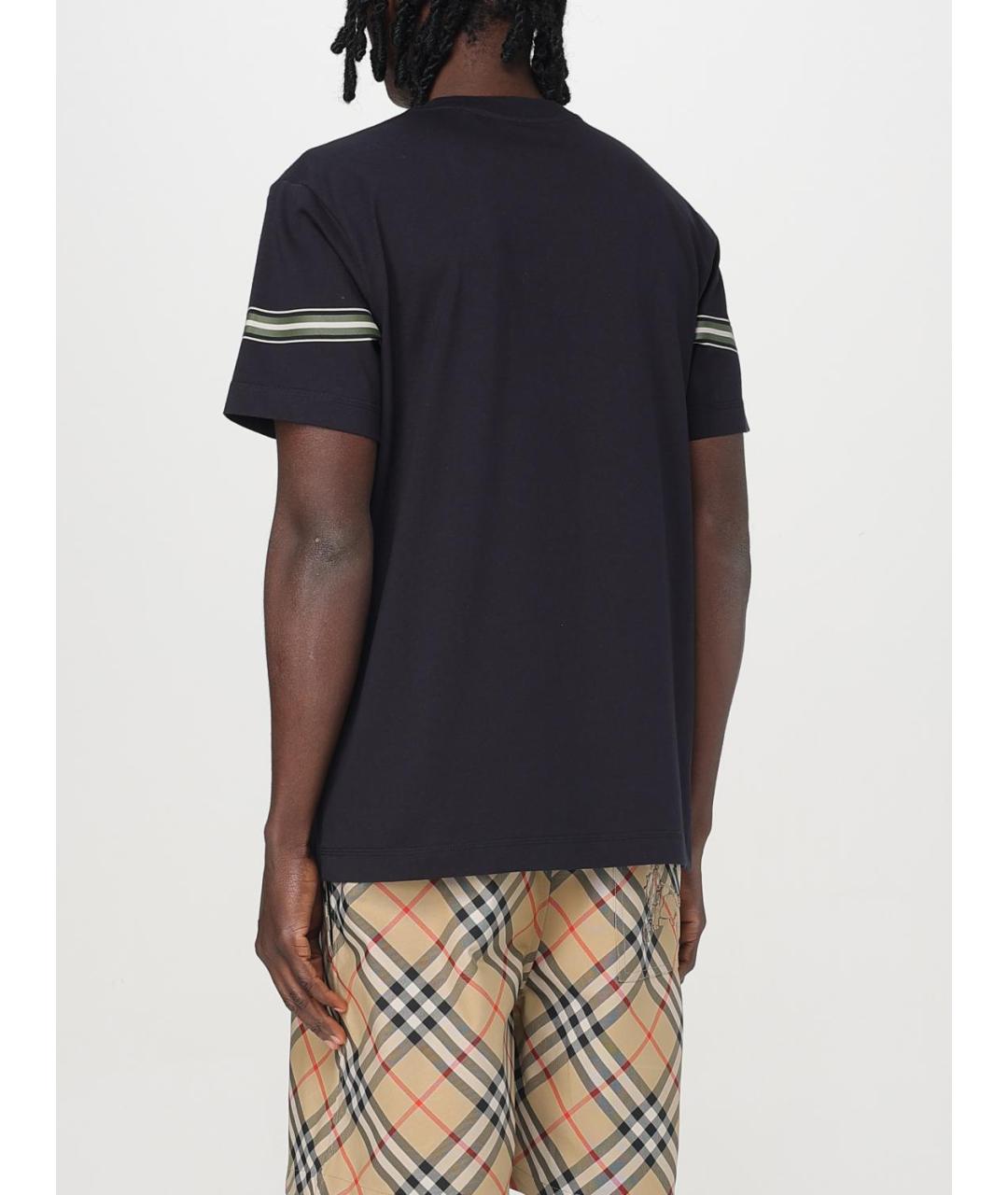 BURBERRY Синяя футболка, фото 4