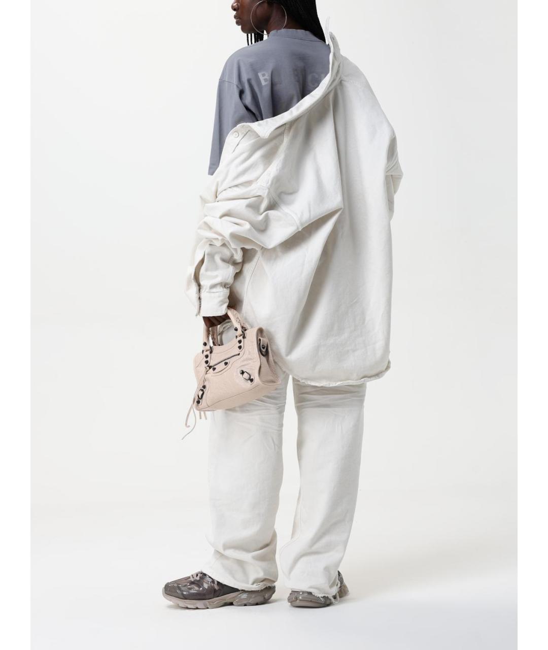 BALENCIAGA Белая хлопковая рубашка, фото 3