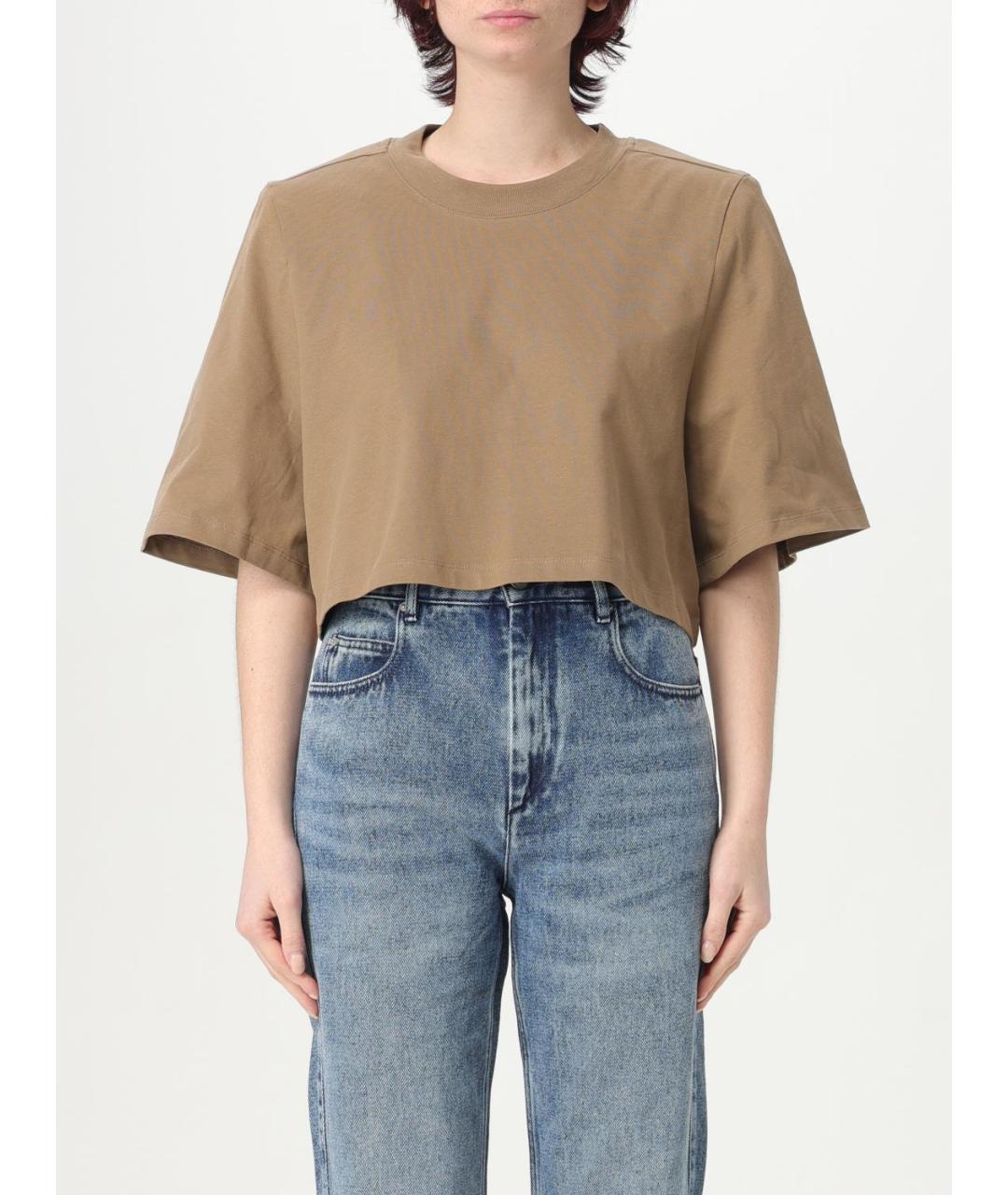 ISABEL MARANT Бежевая футболка, фото 4