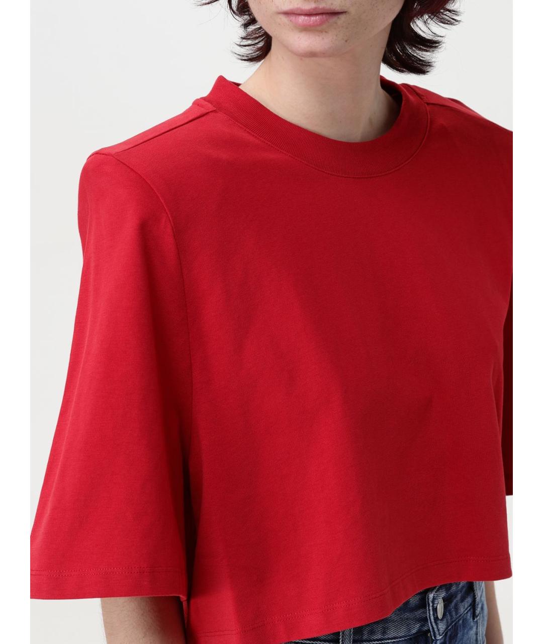 ISABEL MARANT Красная футболка, фото 3
