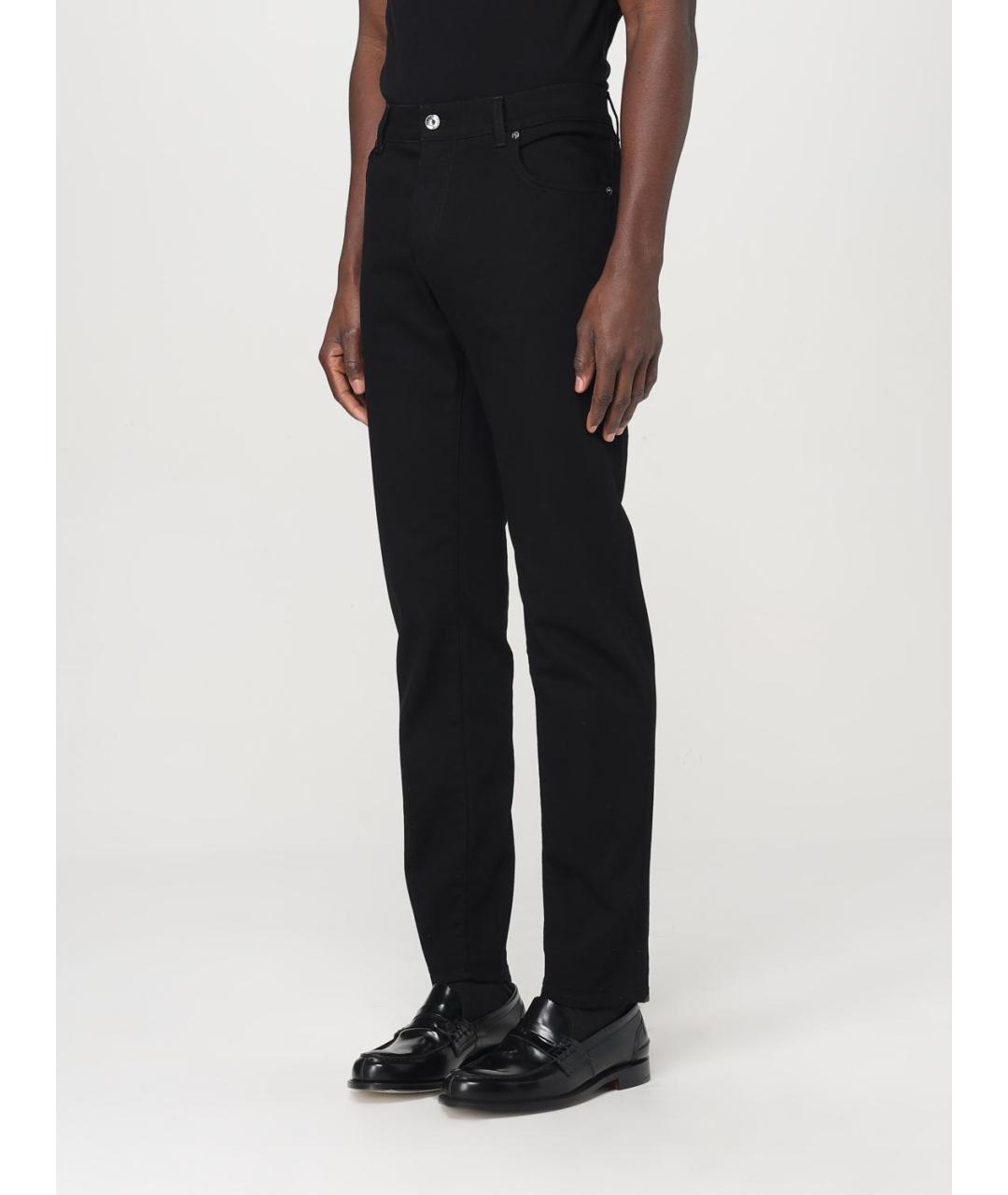 DOLCE&GABBANA Черные хлопко-эластановые прямые джинсы, фото 5