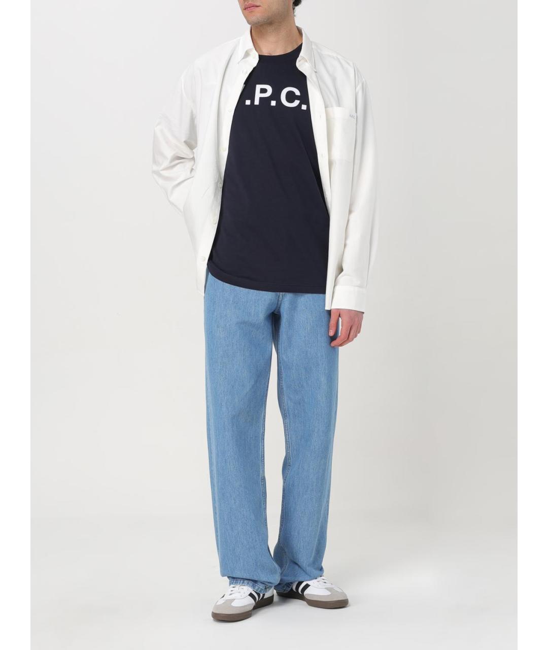 A.P.C. Синяя футболка, фото 3
