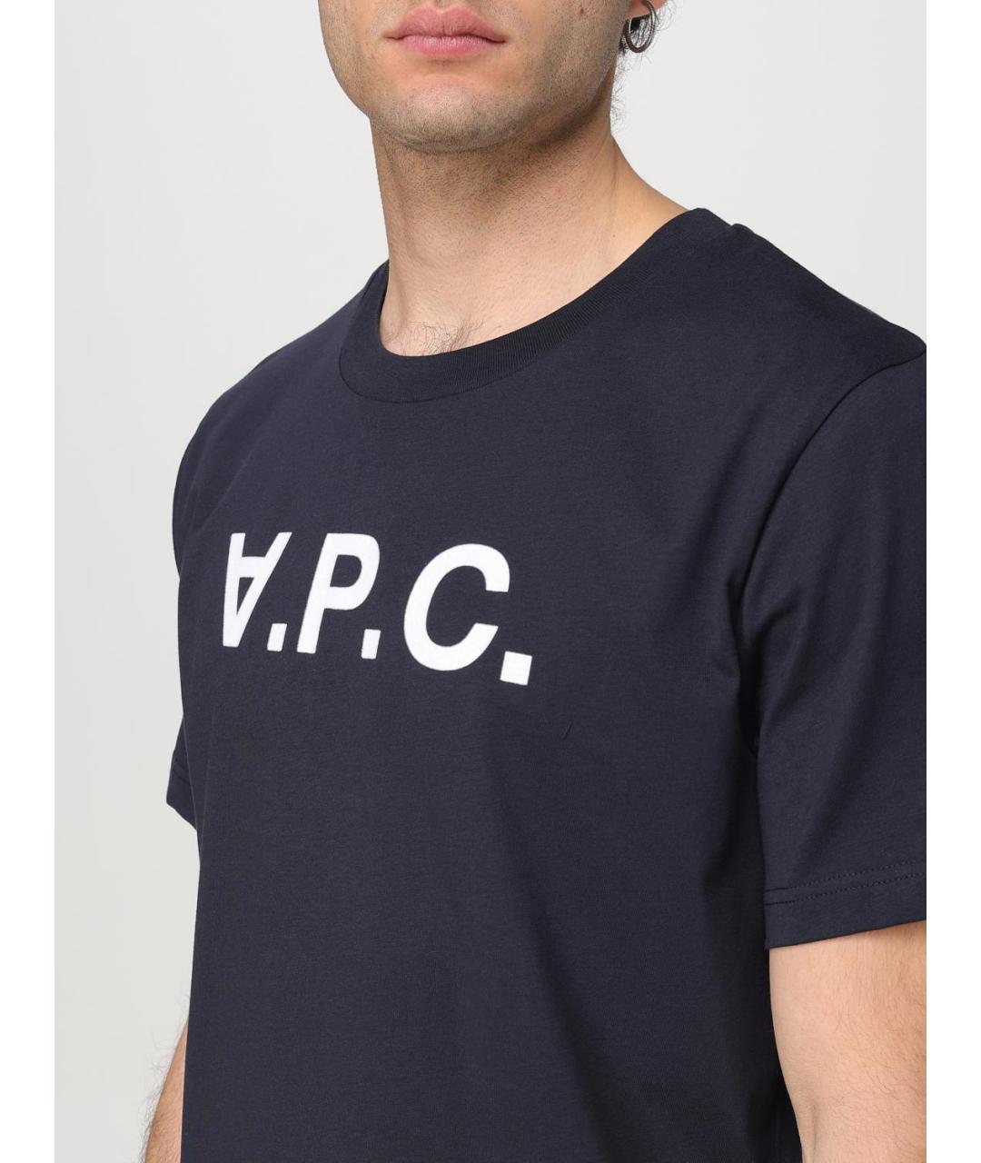 A.P.C. Синяя футболка, фото 5