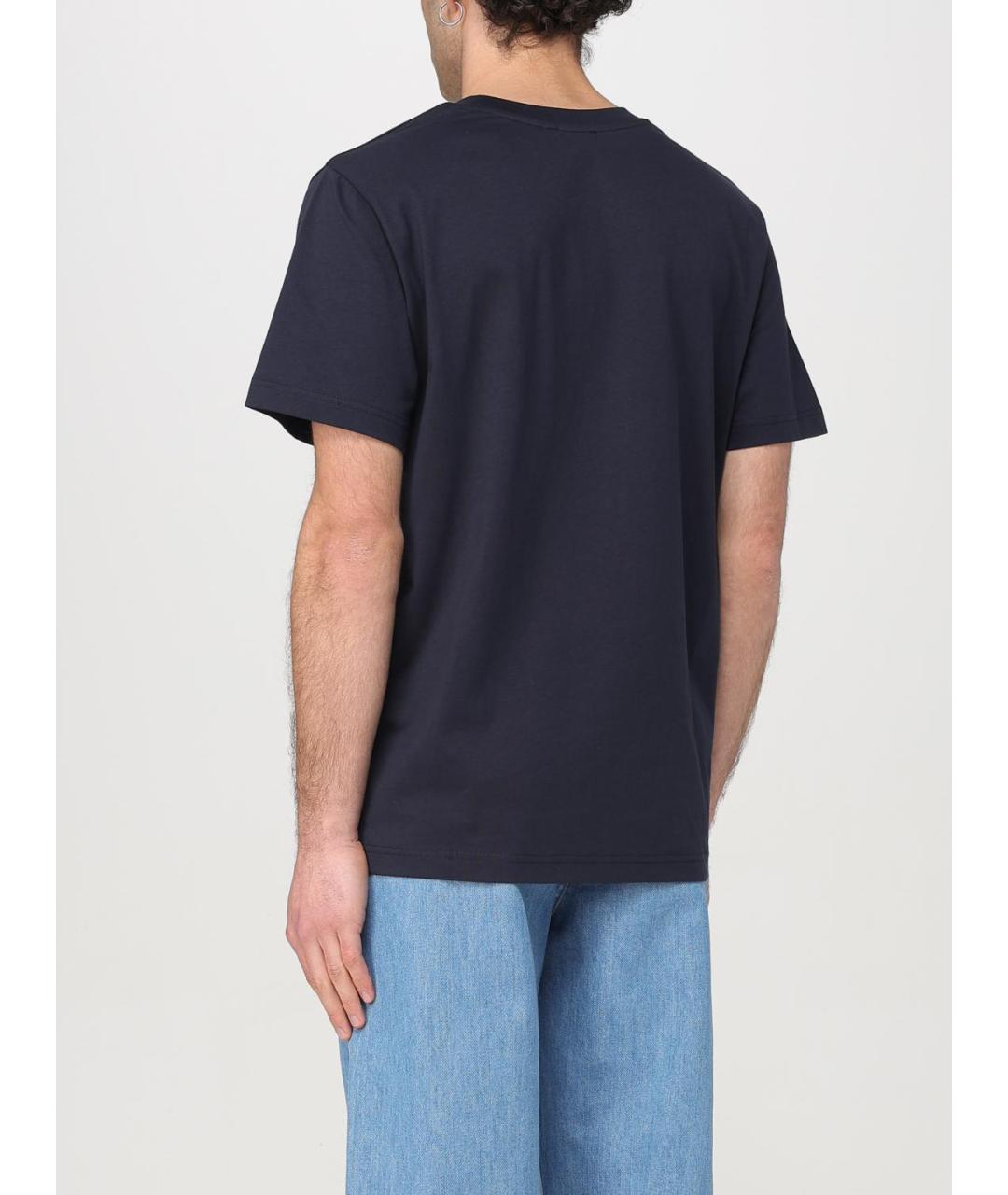 A.P.C. Синяя футболка, фото 4