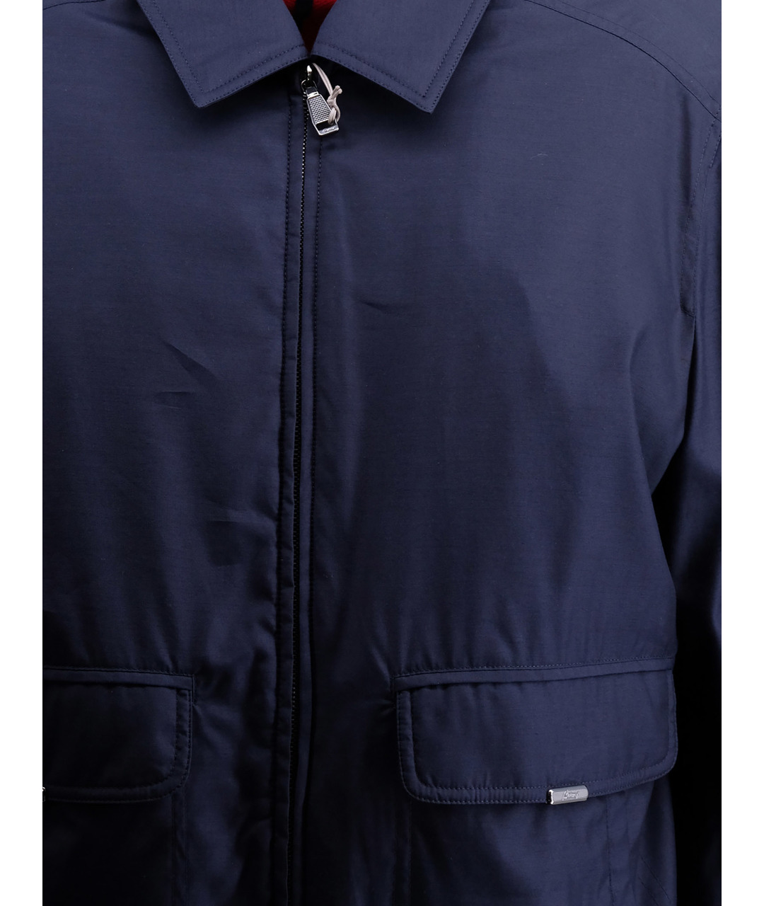 BRIONI Темно-синяя хлопковая куртка, фото 3