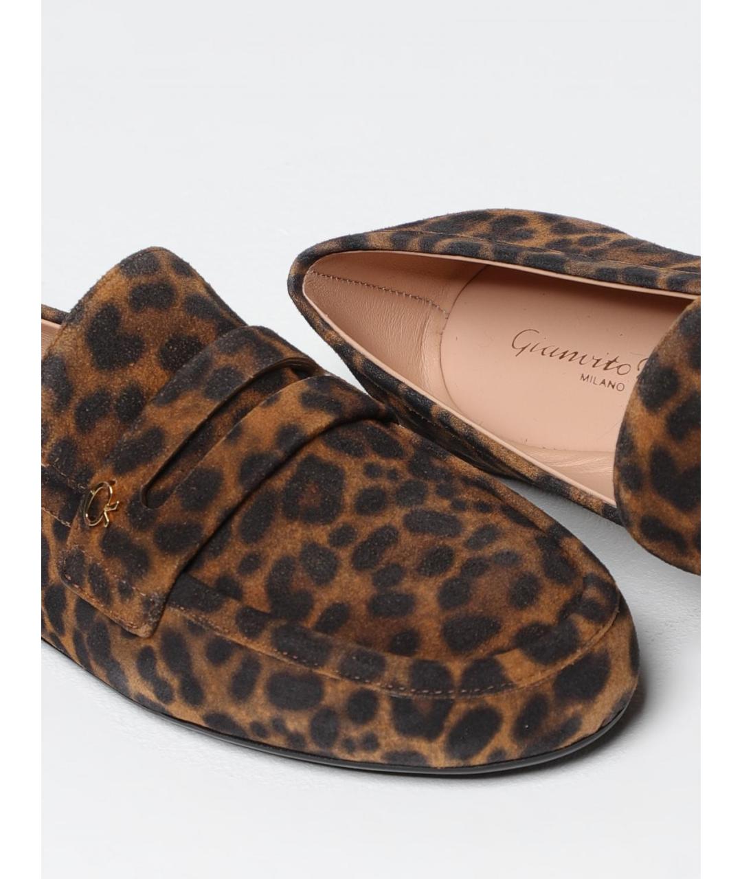 GIANVITO ROSSI Мульти кожаные лоферы, фото 4