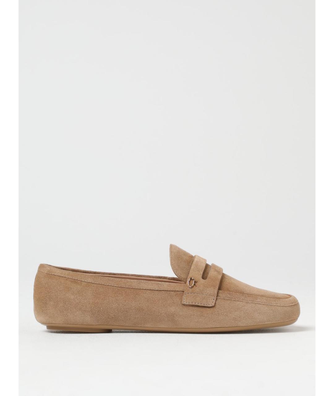 GIANVITO ROSSI Бежевые лоферы, фото 5