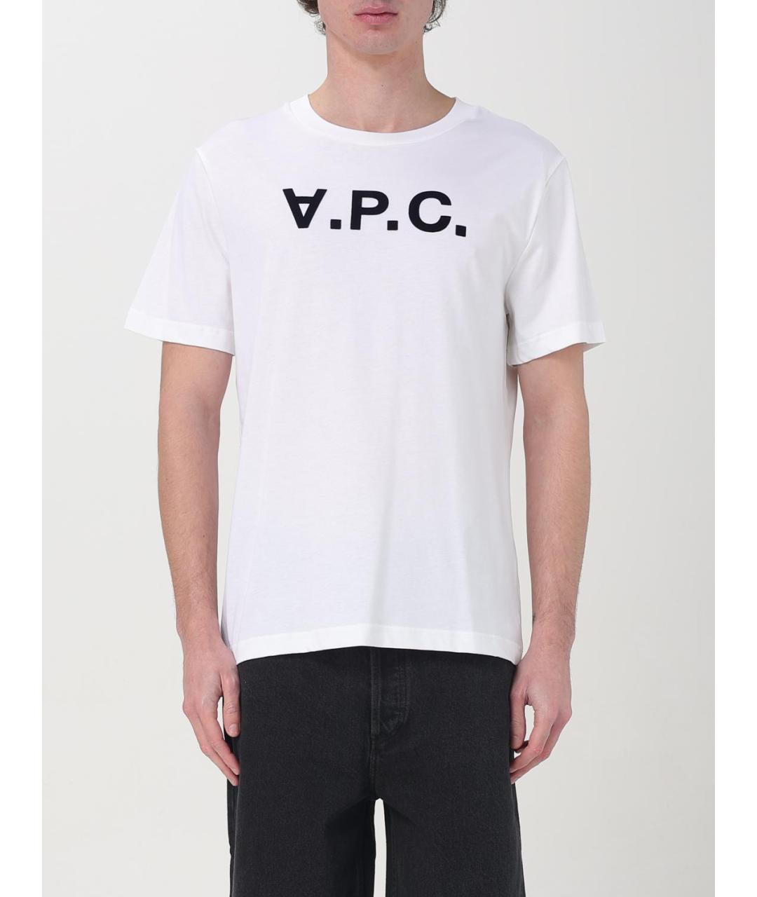 A.P.C. Белая футболка, фото 2
