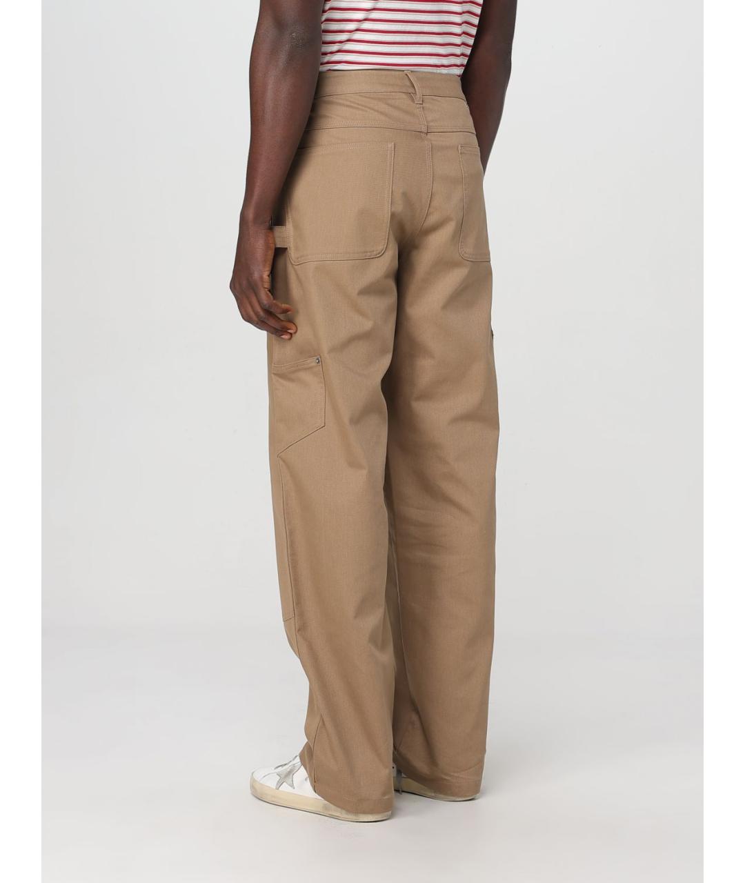 GOLDEN GOOSE DELUXE BRAND Бежевые повседневные брюки, фото 4