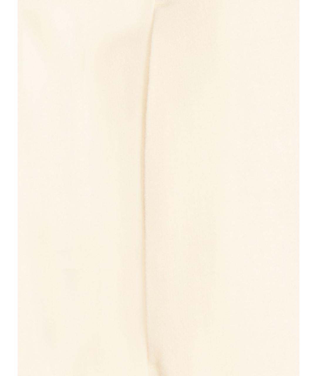 GOLDEN GOOSE DELUXE BRAND Белые прямые брюки, фото 5