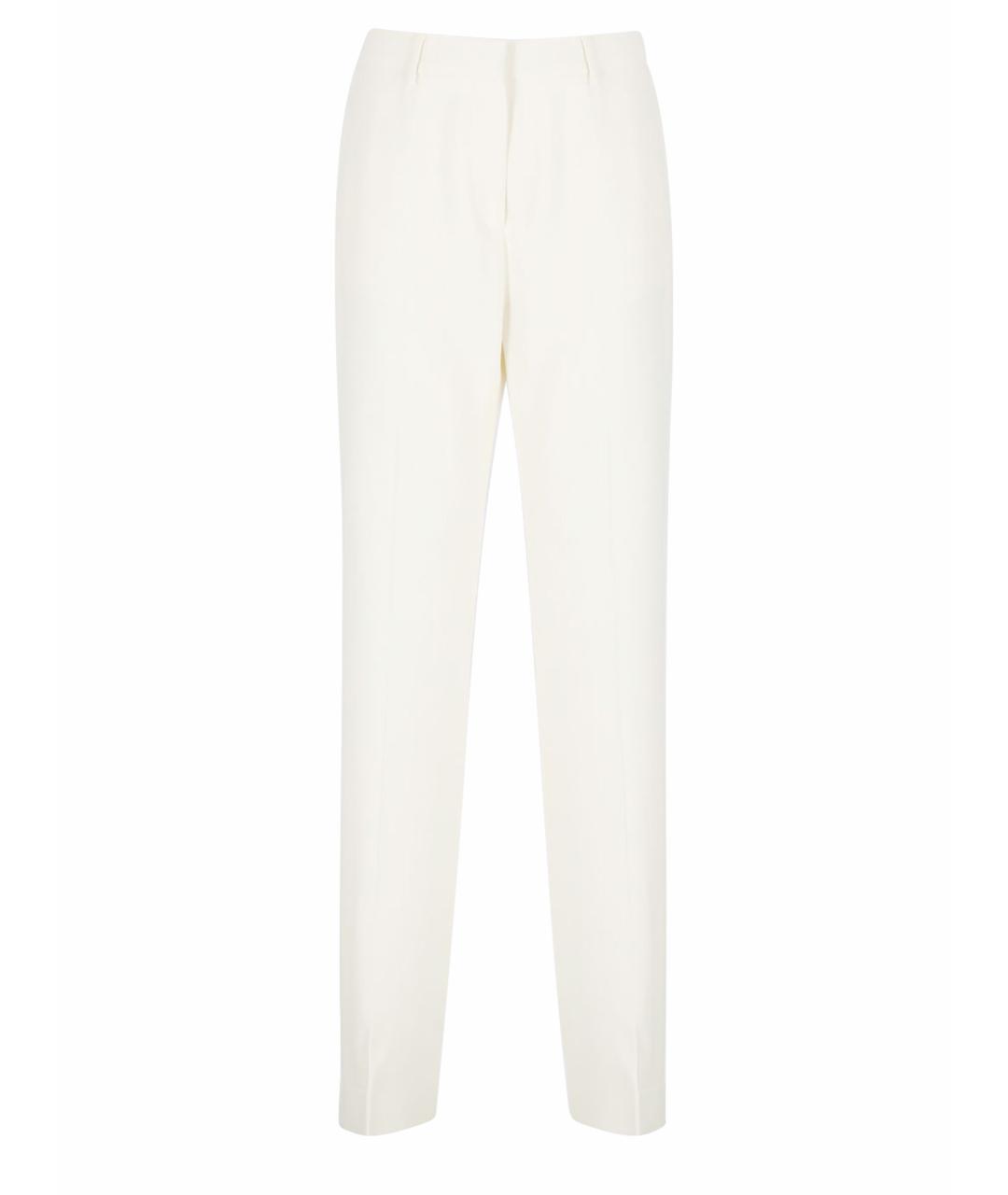 GOLDEN GOOSE DELUXE BRAND Белые прямые брюки, фото 1